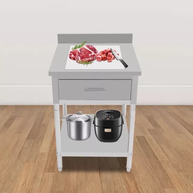 Stainless Steel Work Table 24"x14" Commercial Kitchen Equipment Food Prep Table