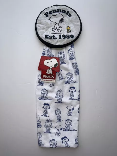 Toalla de mano colgante Peanuts Charlie Brown and Gang Snoopy Woodstock Est 1950