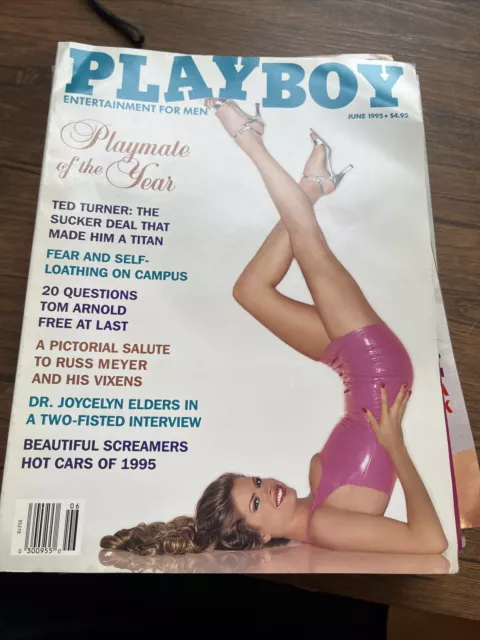 Vintage Playboy Magazine June 1995 - Playmate of the Year Julie Lynn Cialini