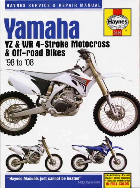 Haynes 2689 Manuale Di Officina Yamaha Wr 250 F 2007