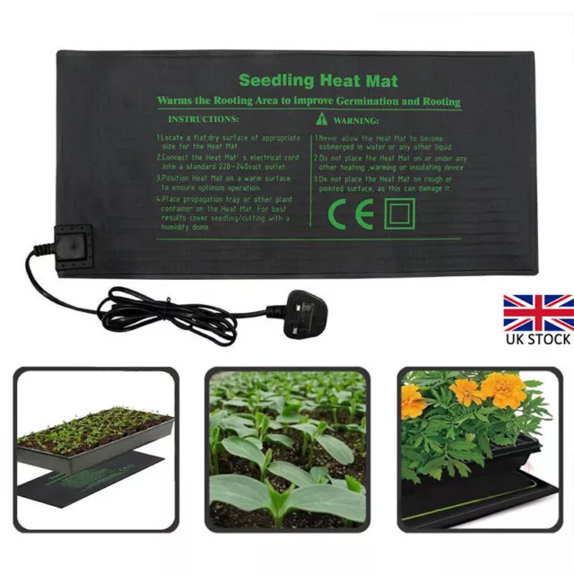 52x24cm Planting Heat Mat Plant Garden Germination Propagation Clone Starter Pad