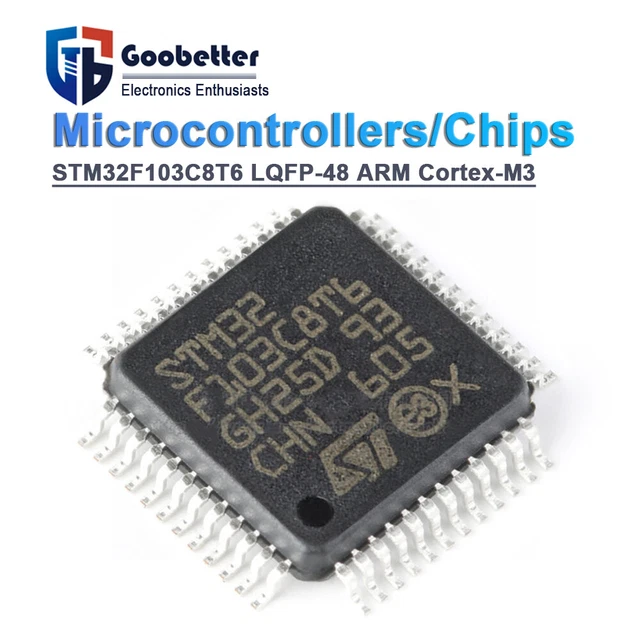 STM32F103C8T6 LQFP-48 ARM Cortex-M3 32-Bit Microcontrollers-MCU ...