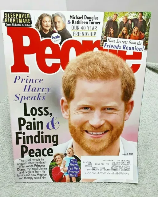 People Magazine June 7 2021 Prince Harry Michael Douglas Kathleen Turner