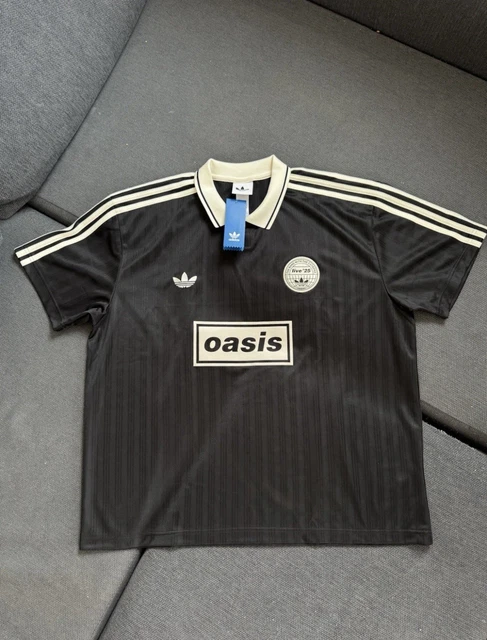 OASIS X ADIDAS Tour Jacquard jersey Black Size Medium Brand