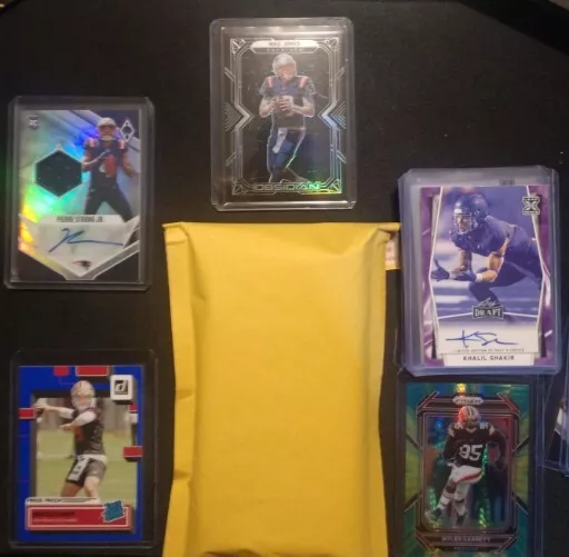 🔥 Guaranteed 3 HitsNFL Mystery Hot Packs 20 Cards (lots of RCs  Parallels & #s 2