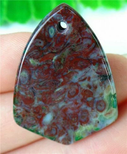 AGATE CRAZY LACE, Gemme Agate, Pendentif Pierre fine, CABOCHON AGATE du MEXIQUE