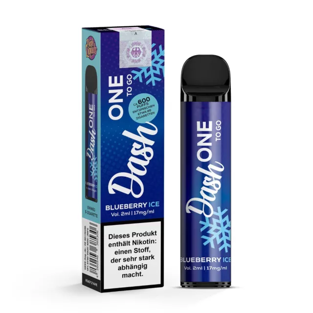 Dash One ToGo - Einweg- Steuerware Blueberry Ice