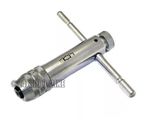 M5 - M12 2 Way Reversible Ratchet Tap Wrench Handle - Not Die