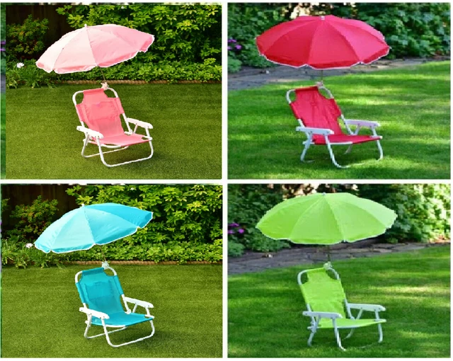ELEGANT PATIO FURNITURE Chair Umbrella Kids Sun Lounger Seat Garden Parasol New. 23.99 PicClick UK