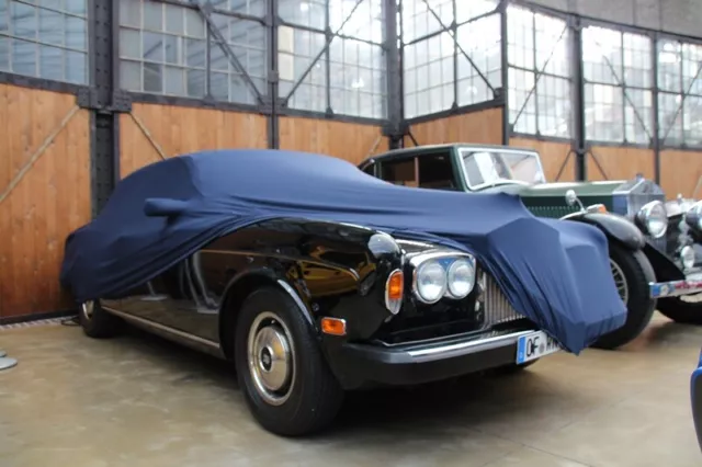 Vollgarage Car-Cover Blau mit Spiegeltaschen für Rolls-Royce Corniche Coupe