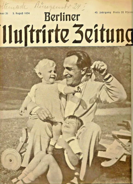 1934 Geburtstagszeitung Zeitung vom / zum 90. Geburtstag Geschenk Jubiläum Sport 2