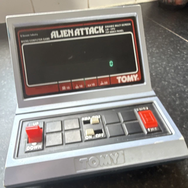 TOMY ALIEN ATTACK VFD Game. SERVICED & Working. Vintage Tabletop