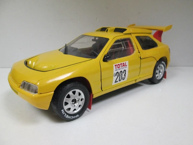 Miniature Spark 1/43 – Peugeot 405 T16 Grand Raid N°203 – Vainqueur Paris-Dakar 1990 – Zamac