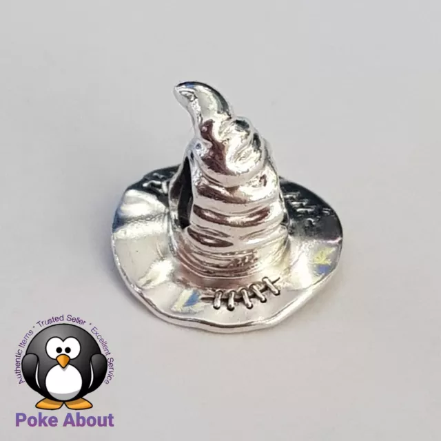 Genuine PANDORA Harry Potter Sorting Hat SILVER Charm 799124C00 RETIRED