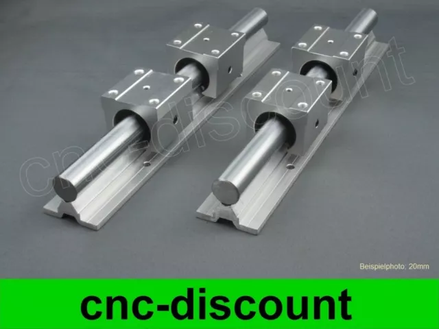 CNC Set 12x 450mm Linearführung Linear Guide Rail Stage 3D