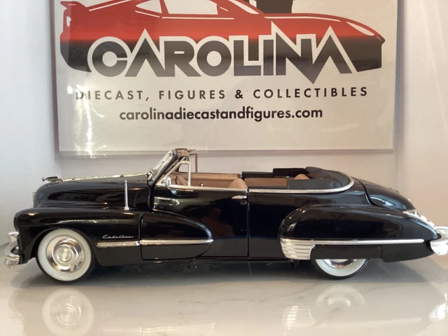 Anson 30335 – Cadillac Series 62 1947 – Miniature Diecast 1/18 Rouge Métal (Occasion)