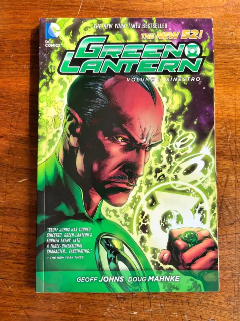 Green Lantern TPB New 52 Volume 1: Sinestro Softcover Graphic Novel