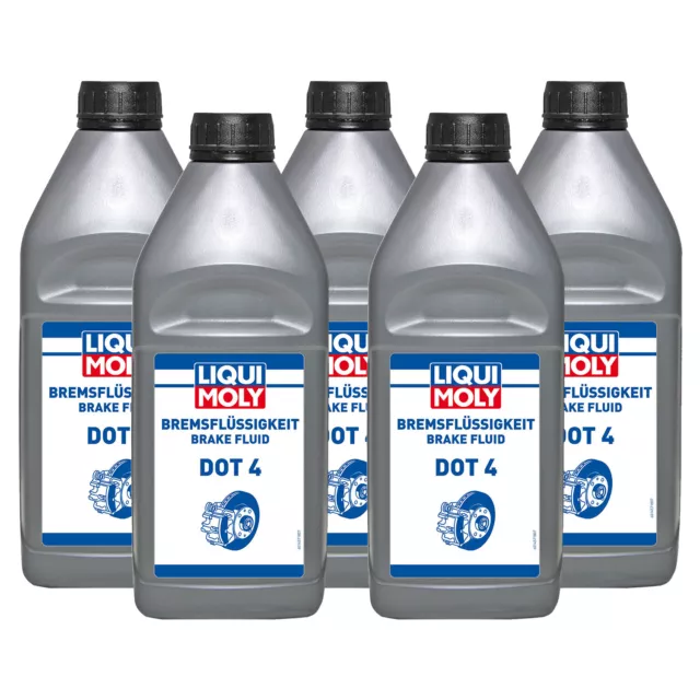 Roller Bremsflüssigkeit LIQUI MOLY DOT4 5 Liter für ATU Benelli Derbi Honda