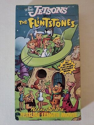 The Jetsons Meet the Flintstones Feature Length Movie 1989 VHS Hanna Barbera