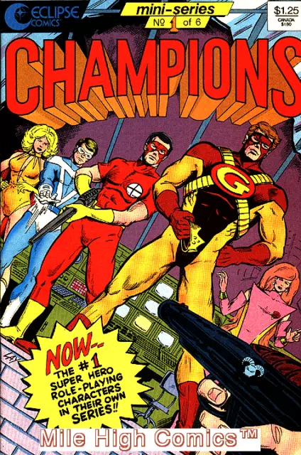CHAMPIONS (1986 Series)  (ECLIPSE) #1 Fine Comics Book