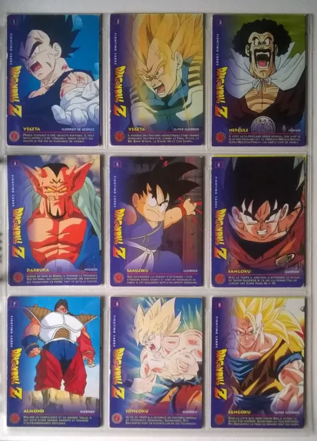 DBZ Full Set Figthing Card 100/100 Panini FR.