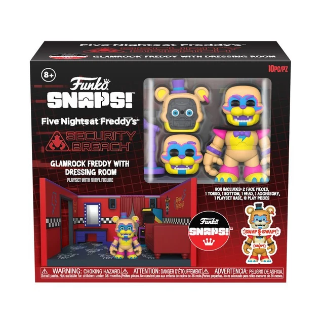FIVE NIGHTS AT Freddy's Security Breach Freddy's Room Snap Playset OE