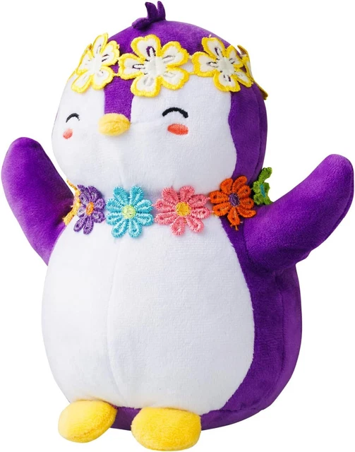 BANDAI PUDGY PENGUINS Plush Buddy with Flower Crown Toy From Pudgy