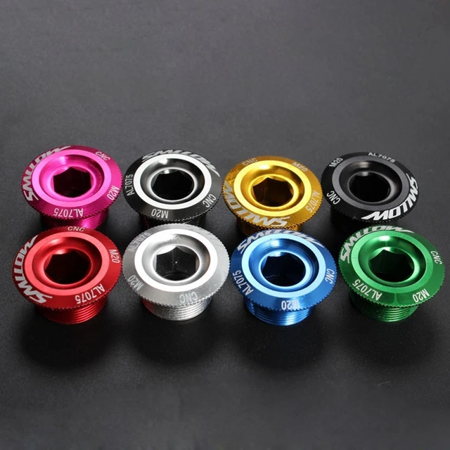 Boulons De Manivelle Pour Pédalier Vélo - 2 Pièces, Filetage M8, En Alliage D'aluminium, Clé Allen