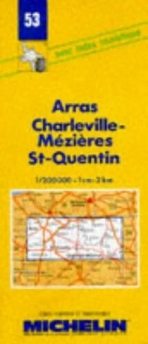Arras-Charleville-Mezieres-St.Quent... by Michelin Travel Publ Sheet map, folded