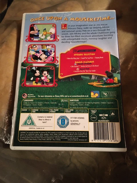 Mouse 2008 MICKEY MOUSE CLUBHOUSE - Storybook Surprises (DVD, 2008) £3.00 ...