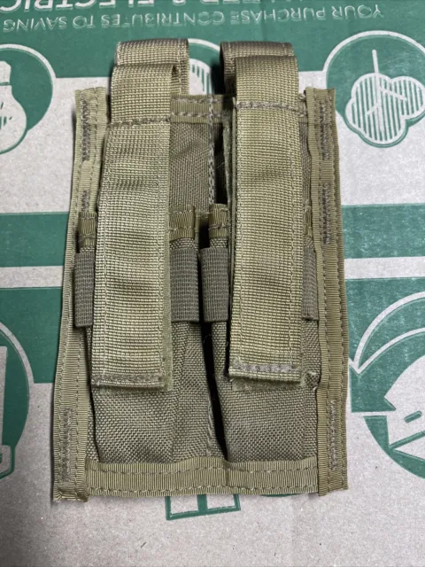 Msa Paraclete Afp019R-9-Coyote Brown Magazine Pouch, Double .9Mm Dbl Stk