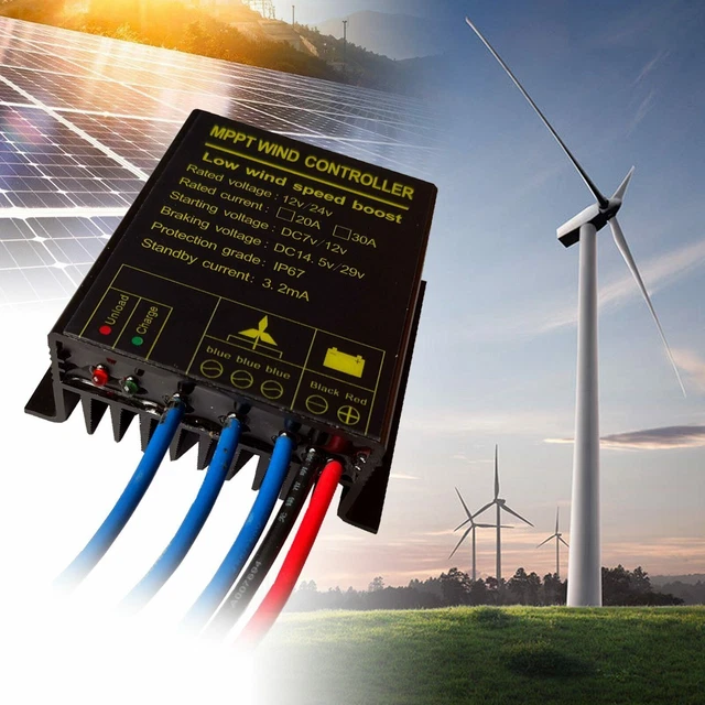 Tout Neuf Contrôleur Turbine Bas Wind Vitesse Mppt W/Charge Wind Generator