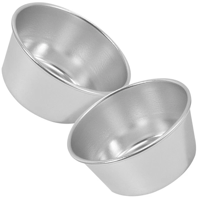 2 pz padella antiaderente tazza per budino rotonda stampo torta circolare accessori