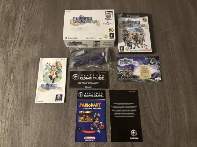 Final Fantasy Crystal Chronicles Big Box + Gameboy Advance Link Kabel GameCube