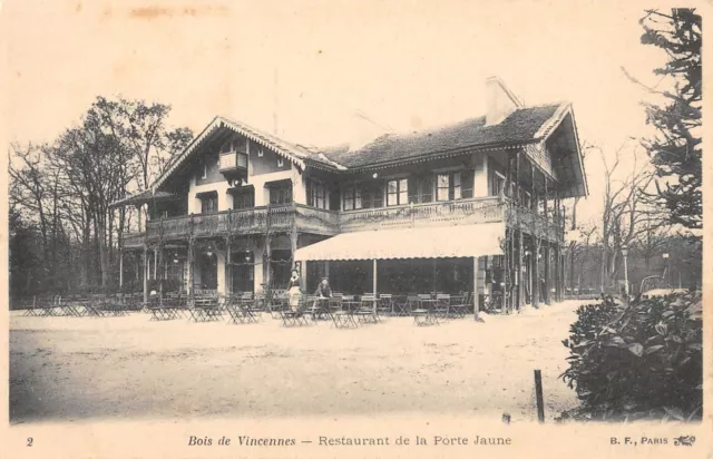 Cpa 94 Bois De Vincennes / Restaurant De La Porte Jaune