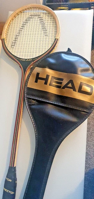 A Slazenger 'Flight Commander' badminton racquet, with Dunlop press
