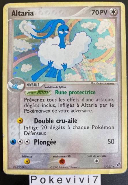 Carte Pokemon ALTARIA 1/107 Holo Bloc EX Deoxys FR