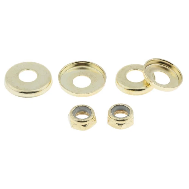 2x écrou De Roue Vélo 3/8" 5/16" M10 Axe Roue Fixation Avant Arrière Cycle Vtt E