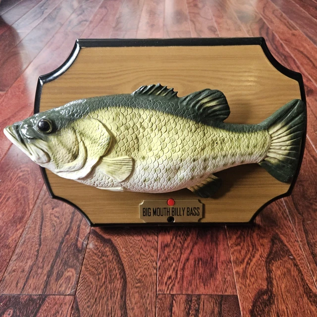 Décor Noël Big Mouth Billy Bass Poisson Chanteur - édition Noël Collector, Objet Animé Et Musical Big Mouth Billy Bass Collector