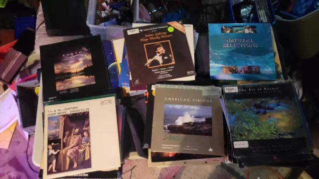 12” Laserdisc Lot Of 6 Classical Music & Visual Art