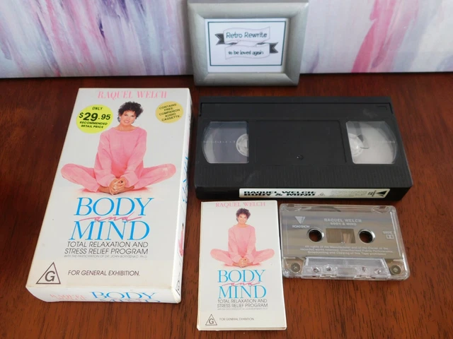 Raquel Welch Body and Mind VHS Video & Audio  Cassette Tape PAL G Roadshow