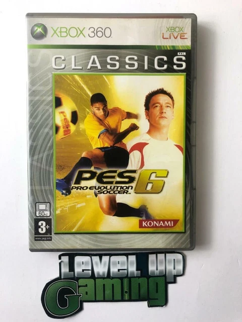 PRO EVOLUTION SOCCER 6 XBOX 360 - PAL - CASE - 2 COVERS - MANUAL