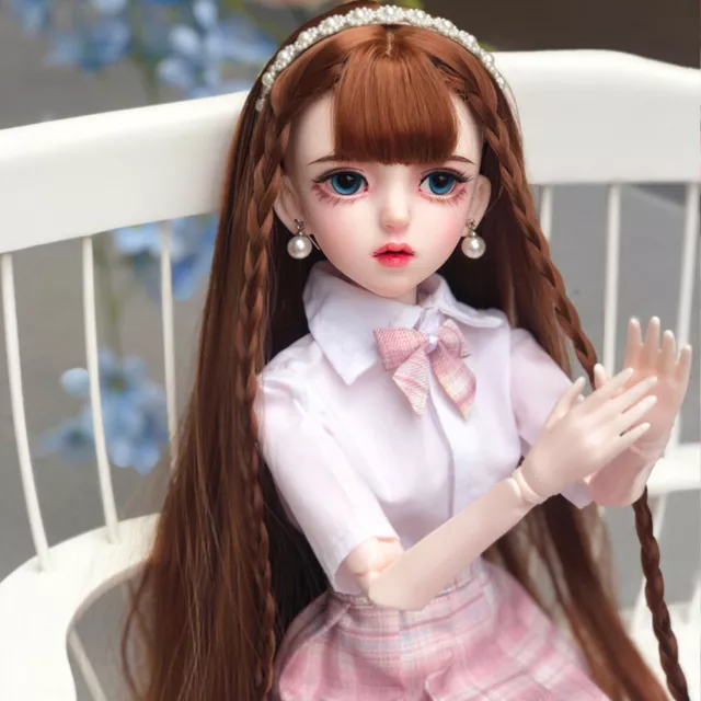 1/3 BJD Doll Toy 24 inch Height Girl Doll Handpainted Face Makeup Finished GIFT
