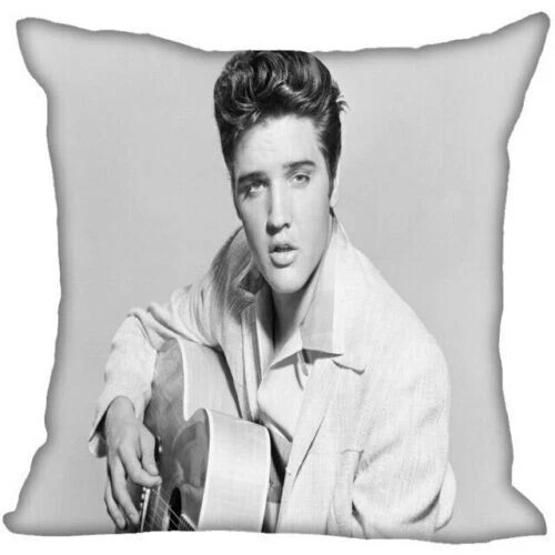 Housse De Coussin 45x45 Cm – Elvis Presley – Taie D'oreiller Décorative – Neuve