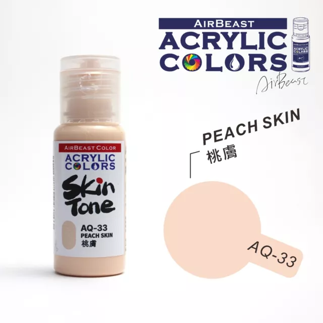 AirBeast Acrylic Color WORMxTOY AQ-33 Peach Skin (20ml) For Hobby Model Toy