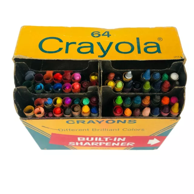 Crayons, 64 Crayons Per Box, Classic Colors, Built In Sharpener, Crayons  For Kids, School Crayons, Assorted Colors - 1 Box - Yahoo Shopping