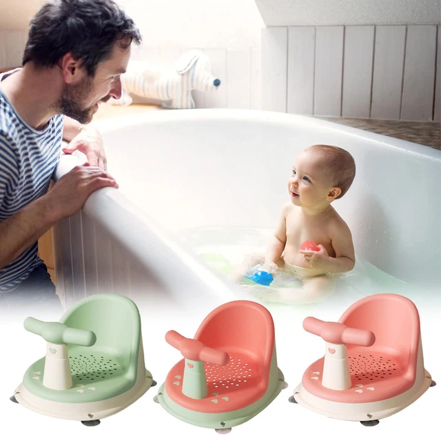 1* Non-Slip Baby Bath Seat Infants Bath Chair for Bathtub Baby