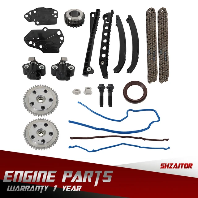 TIMING CHAIN KIT with VVT Cam Phasers For Ford F150350 Navigator 5.4L