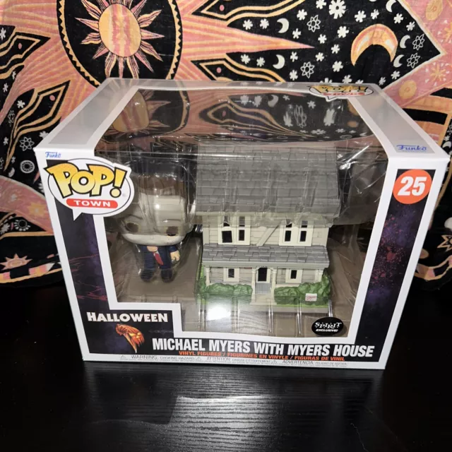 Funko POP! Town: Spirit Exclusive Halloween MICHAEL MYERS with HOUSE #25 MINT