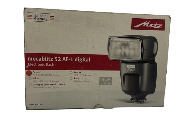 Metz Mecablitz 52 AF-1 Digital Electronic Flash for Canon Cameras 3